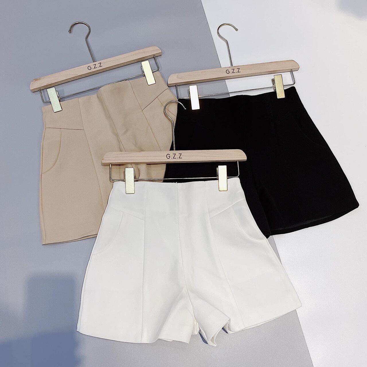 Quần short nữ quần đùi cạp cao