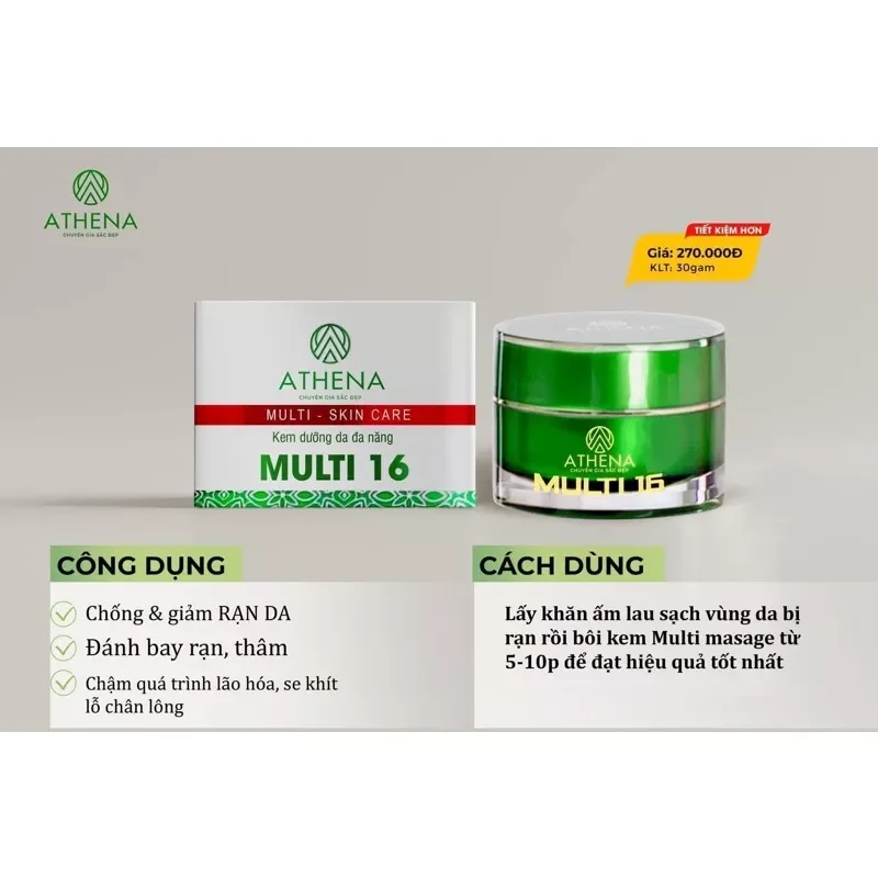 Compo 3 hộp kem mờ rạn multi16 hủ 30