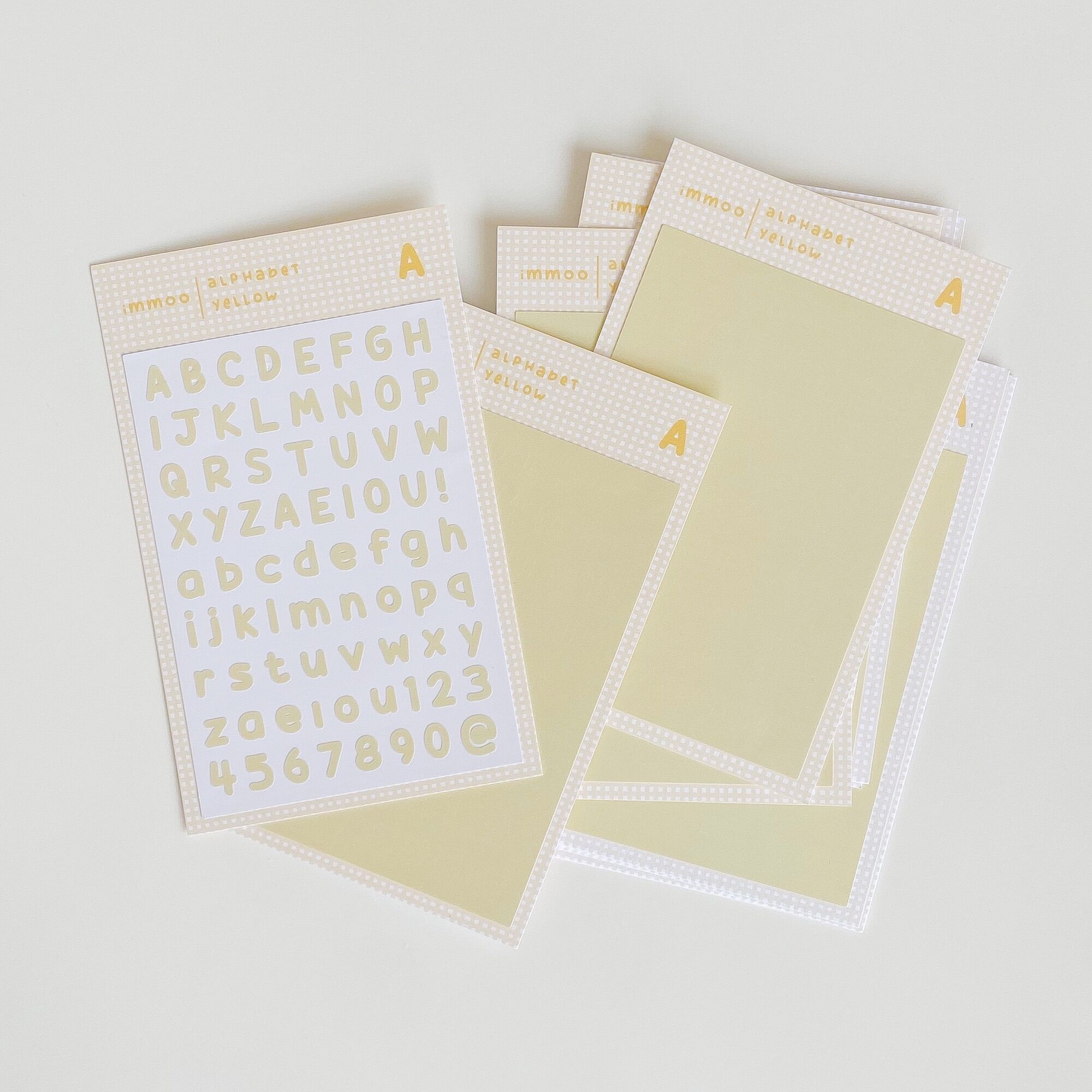 [HCM]Hình dán / Sticker Alphabet | immoo |