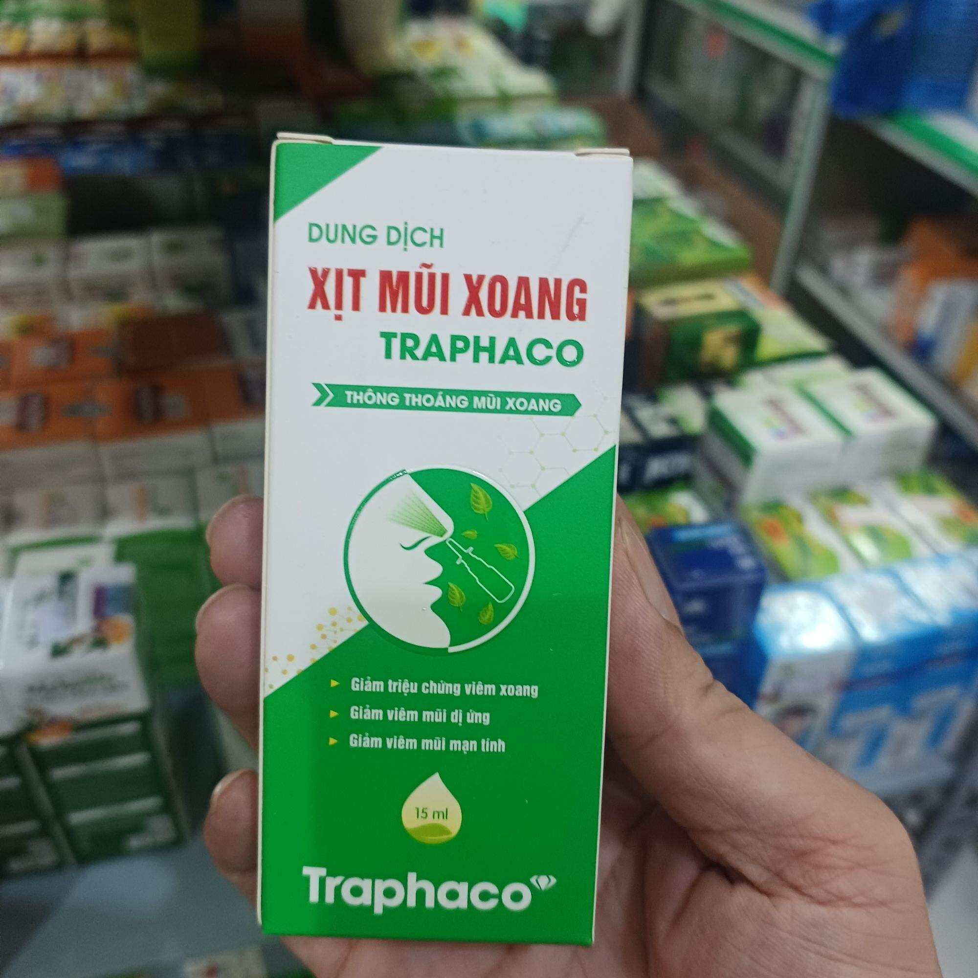 Dung dịch xịt mũi xoang traohaco 15ml