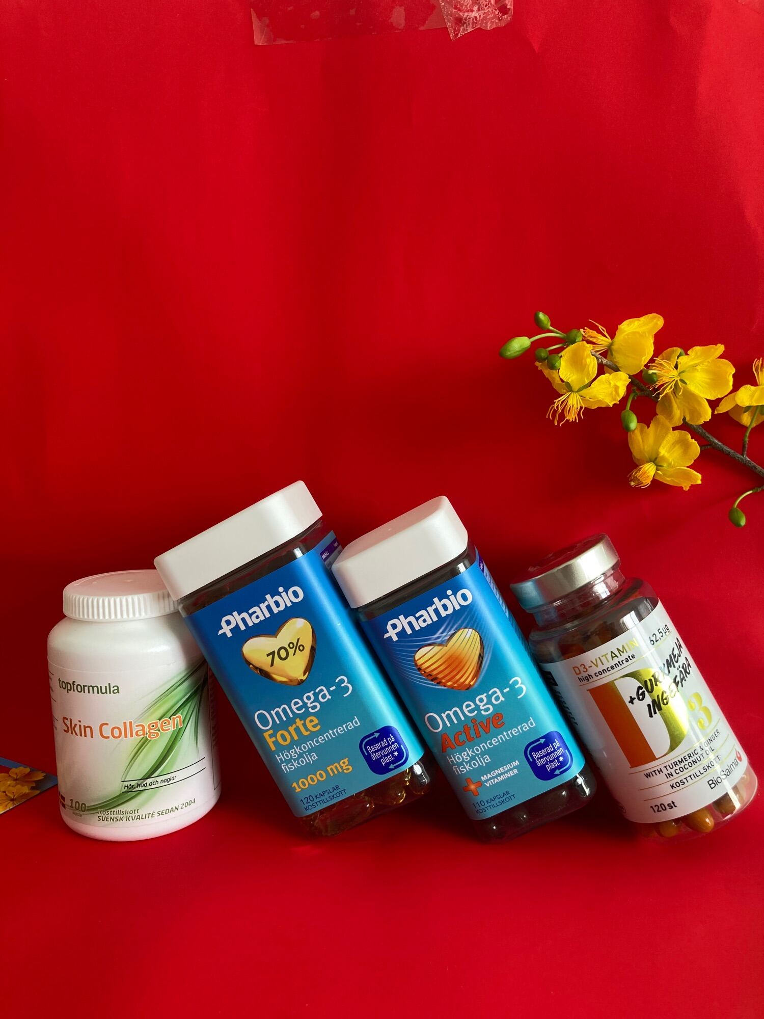 Viên uống Dầu cá Omega 3 Forte 1000mg nhập từ Thuỵ Điển. 
