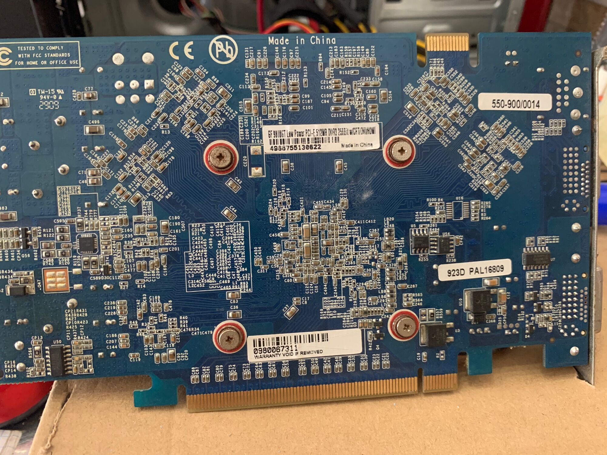 9800GT 512mb ram3 256bit