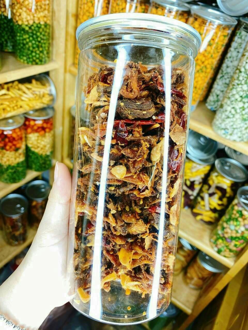 [HCM]Khô heo cháy tỏi hủ 300g