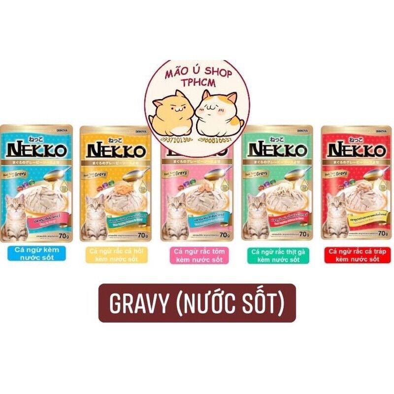 COMBO 12 GÓI PATE NEKKO CHO MÈO