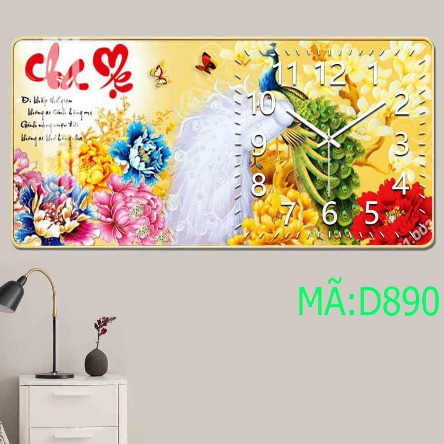 Đồng Hồ Tráng Gương 5D Cao Cấp