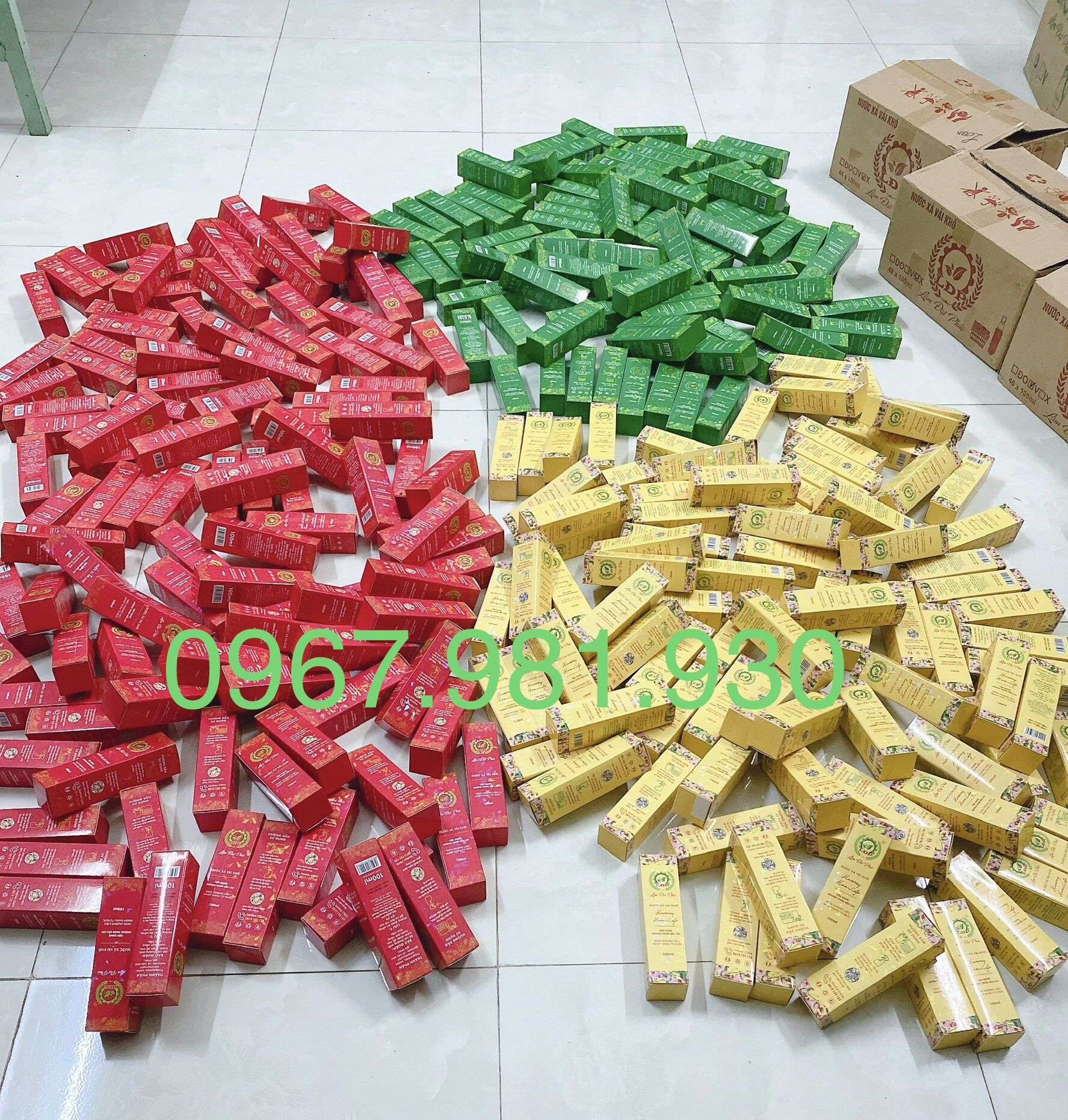 NƯỚC XẢ VẢI KHÔ ( màu vàng ) - LÂM ĐẠI PHÚC