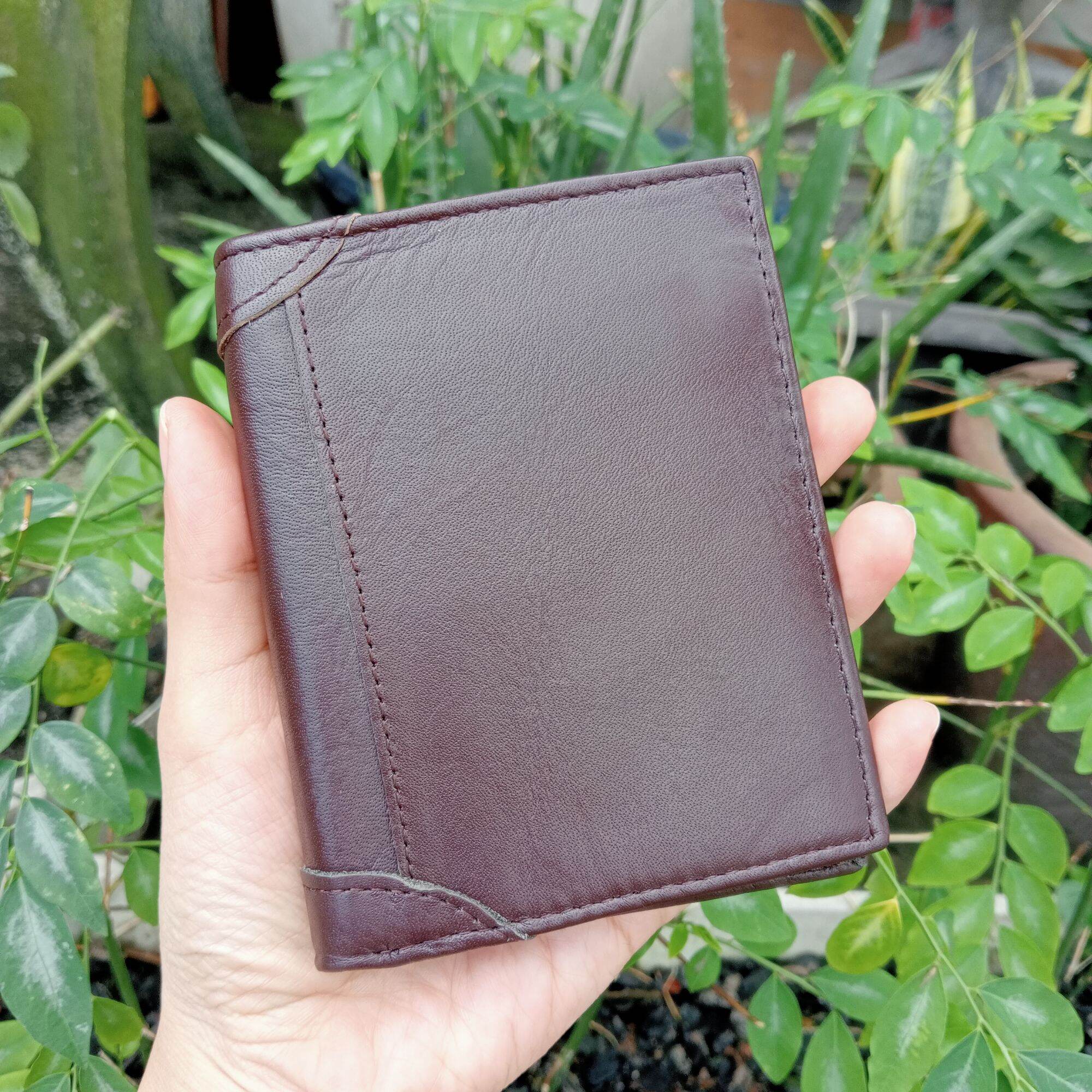 Bóp nam da bò thật 100% - ví nam đứng giá tại xưởng - cửa hàng da bò