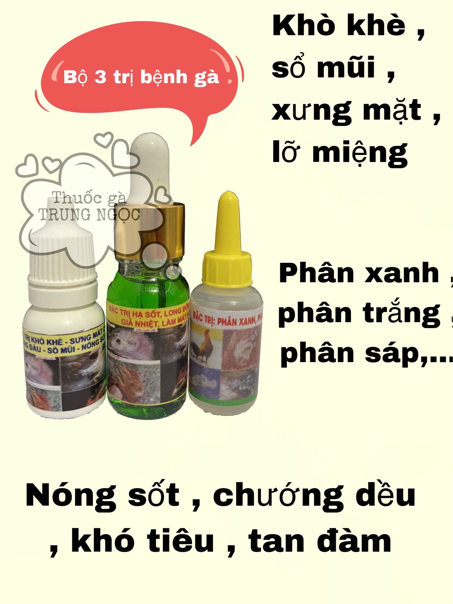 Thuốc trị bệnh cho gà