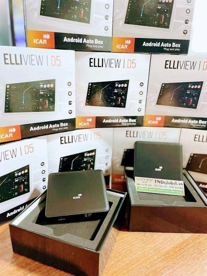 Android Box ICAR ELLIVIEW D5 PREMIUM(Phiên Bản Cao Cấp,Cấu Hình Khủng,Ram 8GB,Rom 128GB)