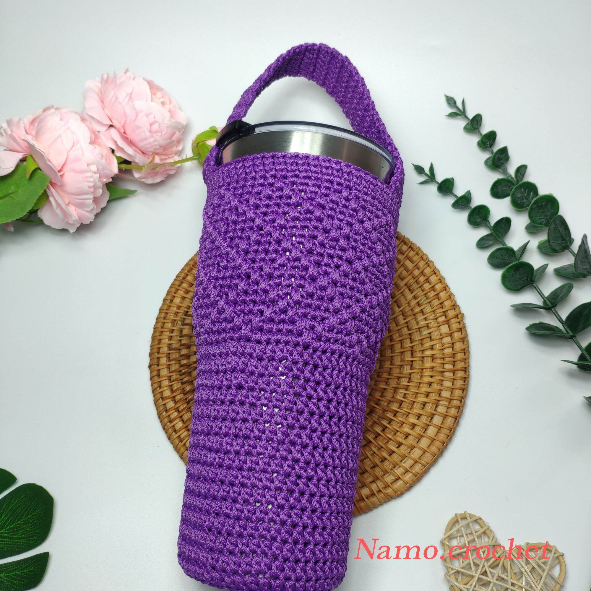 Túi đựng ly giữ nhiệt size 900ml handmade
