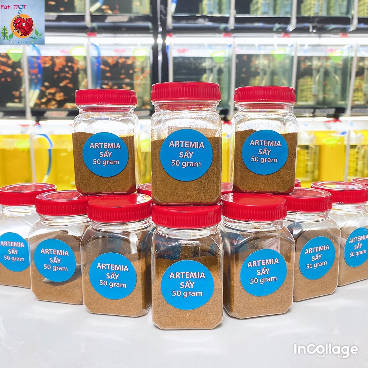 Artemia Sấy Khô Thức Ăn Cho Cá Bảy Màu