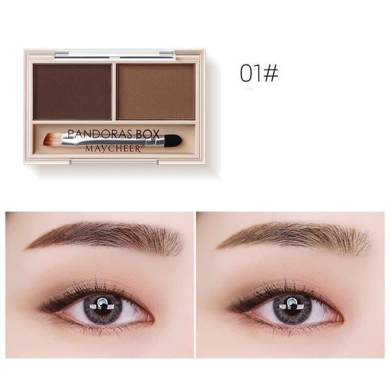 Bột tán mày tự nhiên 2 màu Maycheer