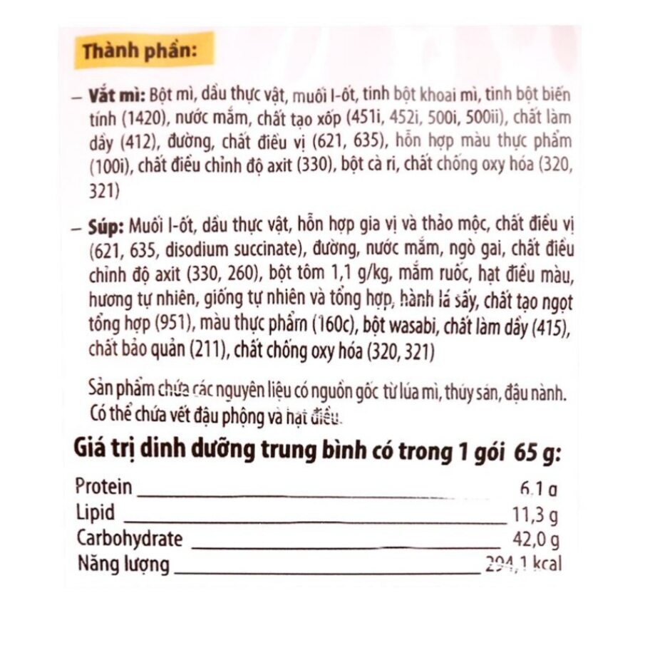 Thùng 30 gói mì tôm chua cay Kokomi 65g