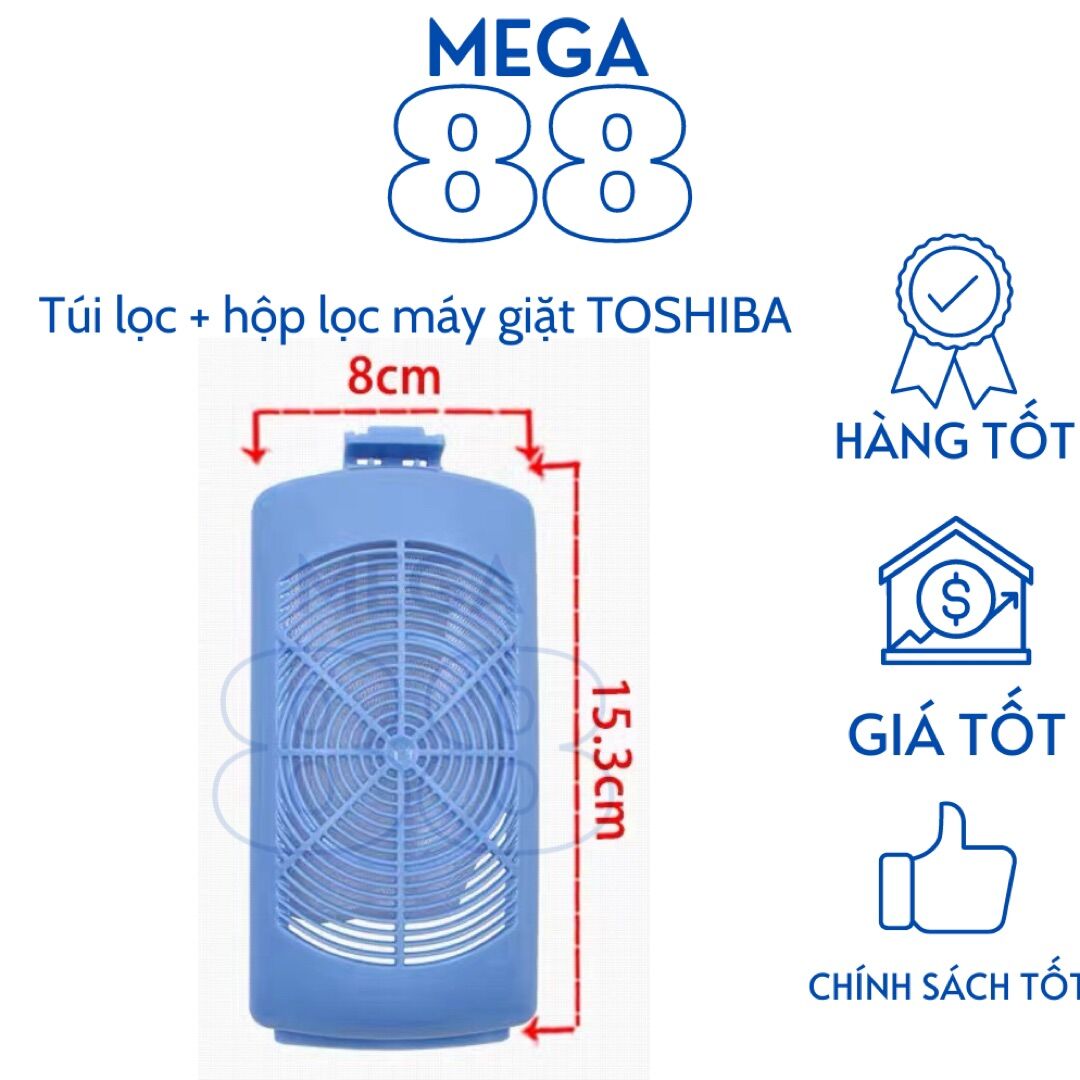 Túi lọc máy giặt Toshiba đời mới - Hộp lọc máy giặt Toshiba