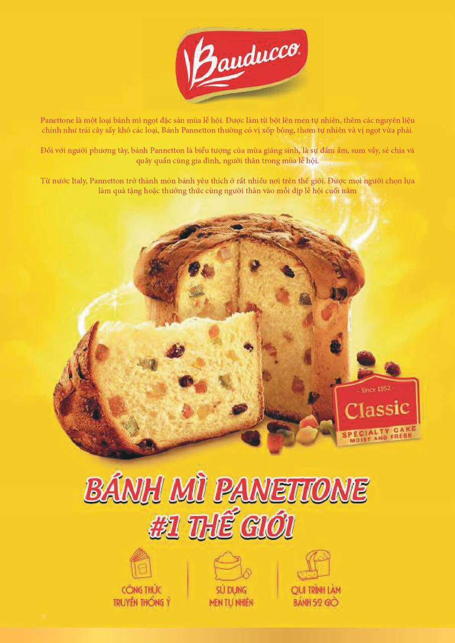 [panettone] Bánh Mì trái cây khô