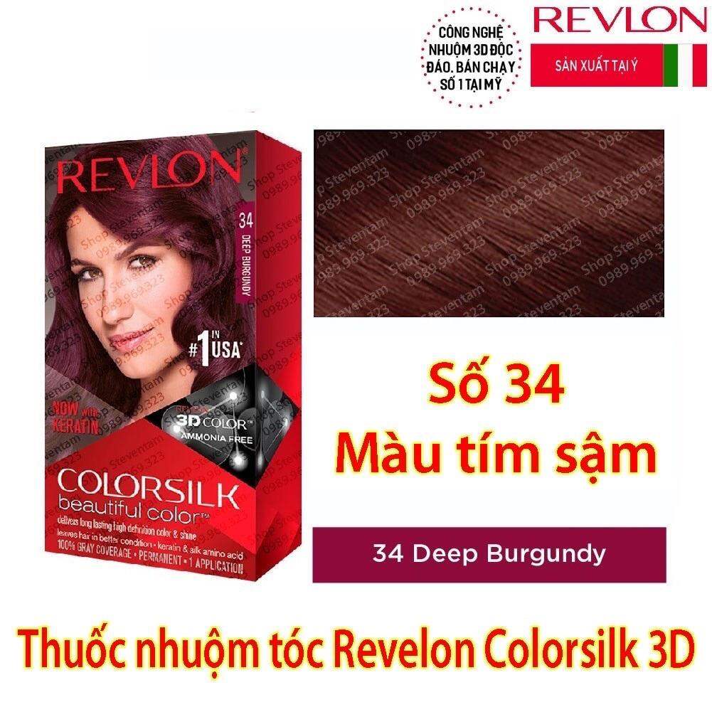 nhuộm phủ bạc Thảo dược Revlon Số 34 ( màu Tím sậm)