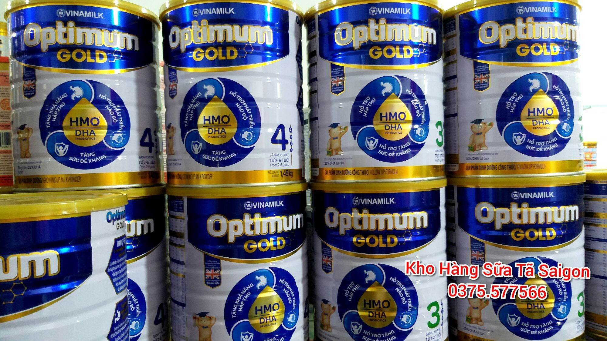 Sữa bột Optimum Gold lon 1.45 Kg của Vinamilk