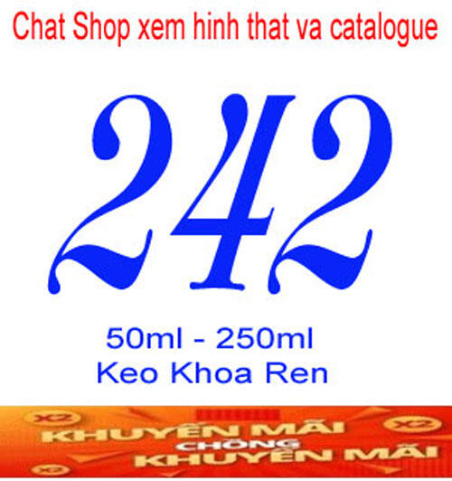 Keo dán LOC TIT TE khoá ren 242 - 50 ml