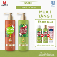 Dầu gội Sunsilk Thiên Nhiên 380ml Ngăn Gãy Rụng Tóc và Dưỡng Phục Hồi