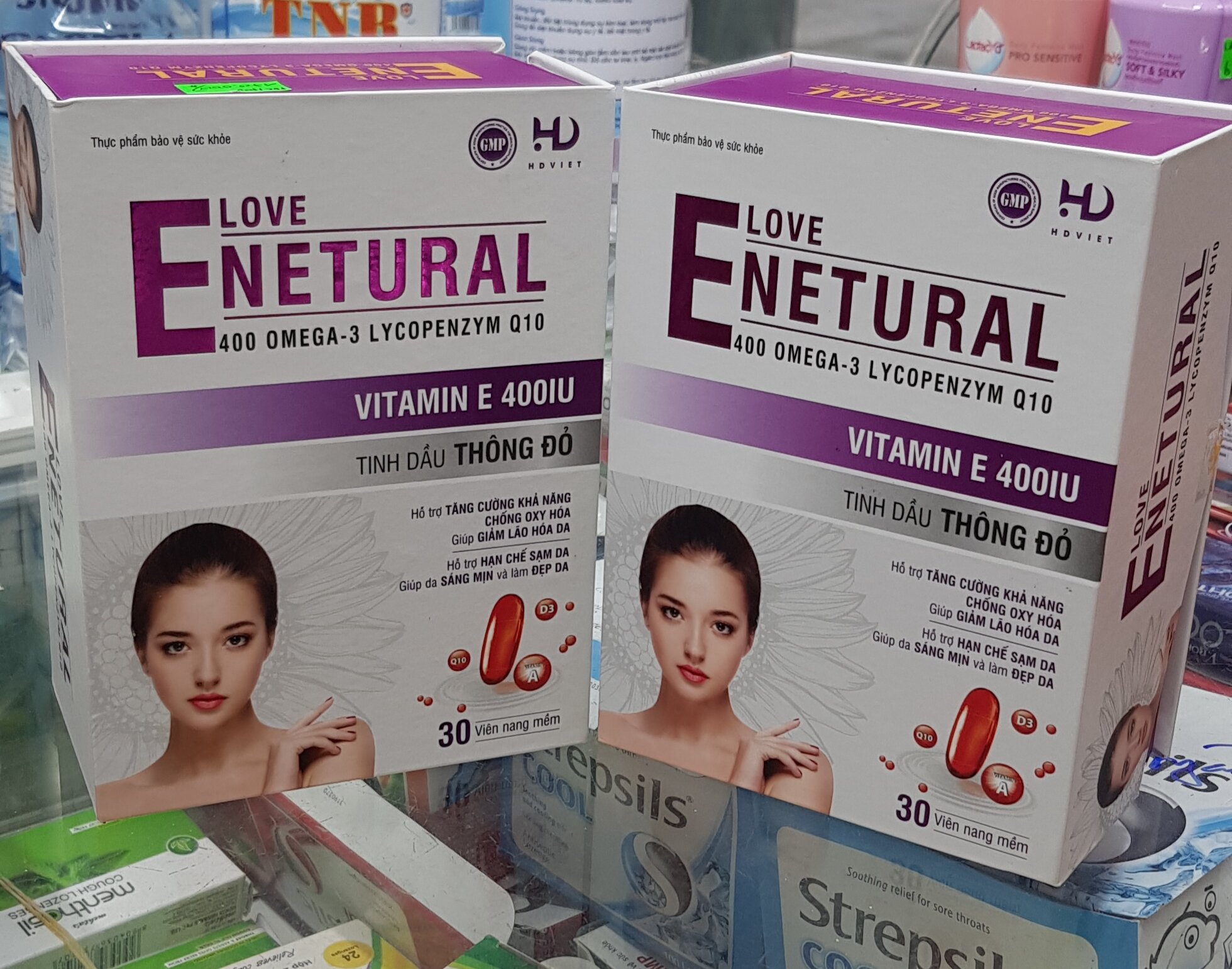 Enetural love vitamin e 400iu tinh dầu thông đỏ