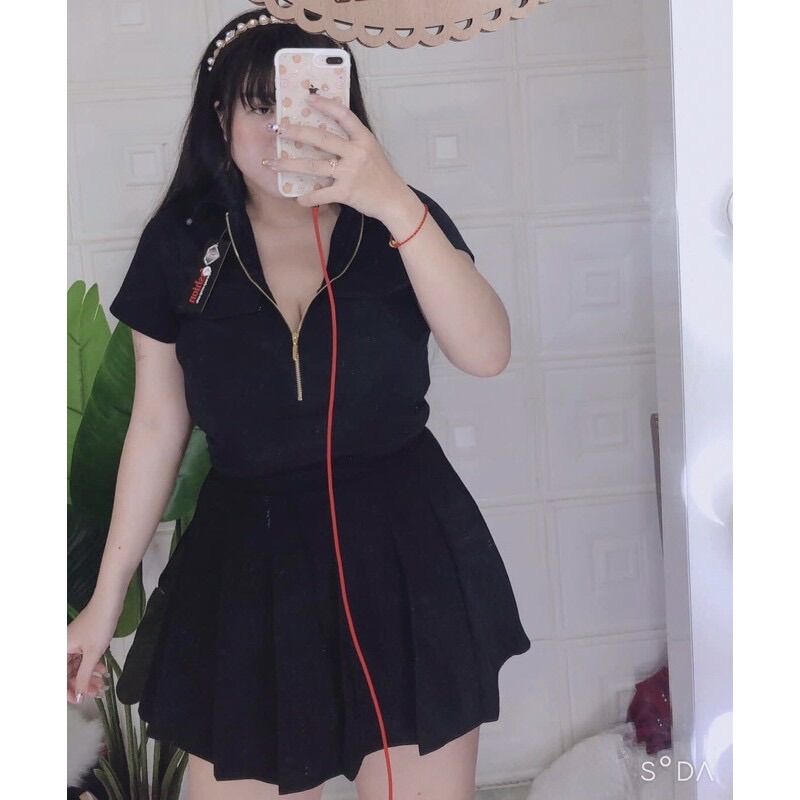 [HCM]Áo Cổ Trụ Bigsize 55-90Kg (Có Size - Ảnh Thật Bigsize)
