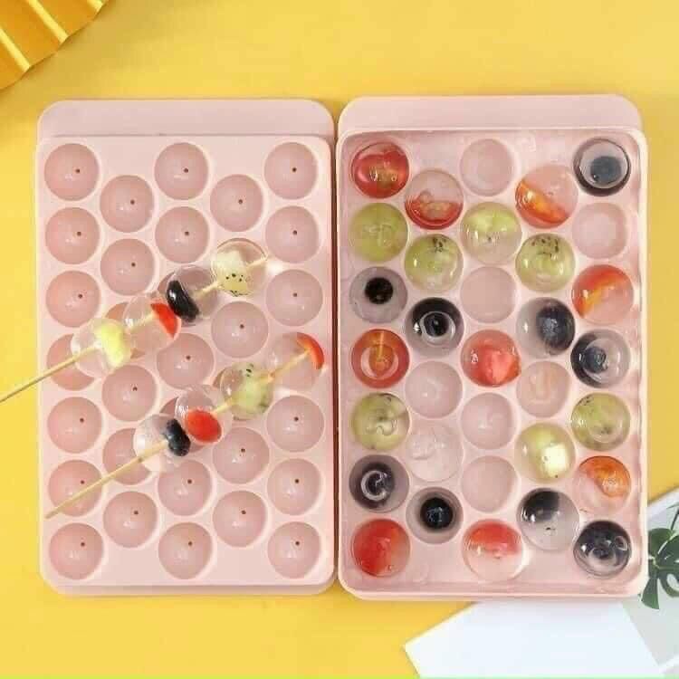 Khay làm đá viên tròn Việt Nhật (33 viên)