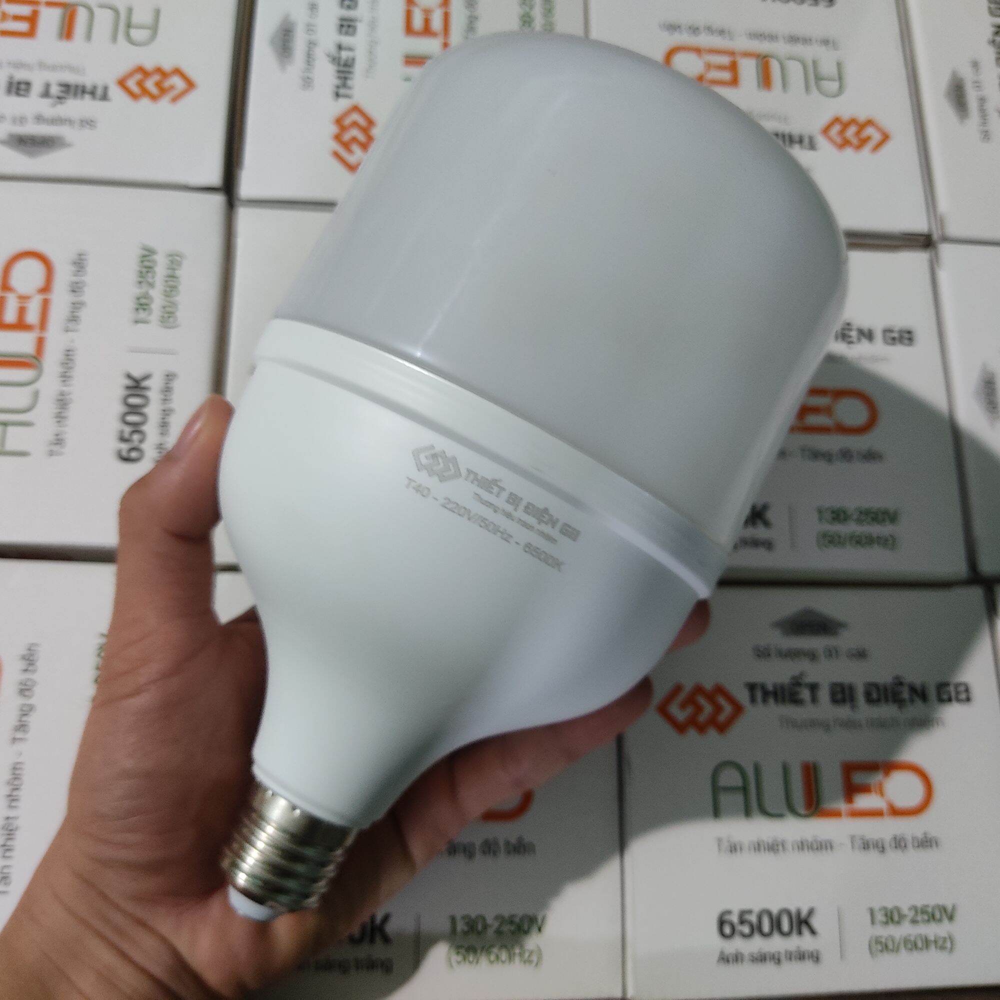 Bóng led trụ nhôm G8 - T40, tản nhiệt nhôm siêu bền. Bảo hành 12 tháng