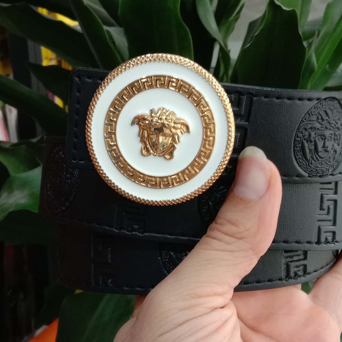 Thắt Lưng Nam - Dây Nịt Nam Mặt Versace