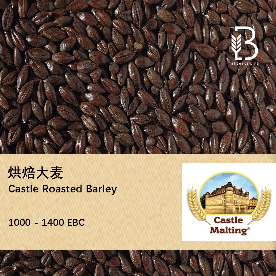 Brewers Roasted Barley 1000-1400 EBC Home Brew Castle Malt Winemaking Supplies Beer Brewing Kit