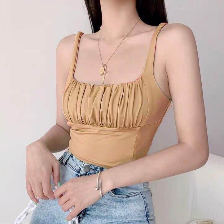 Áo kiểu 2 dây nhúng ngực