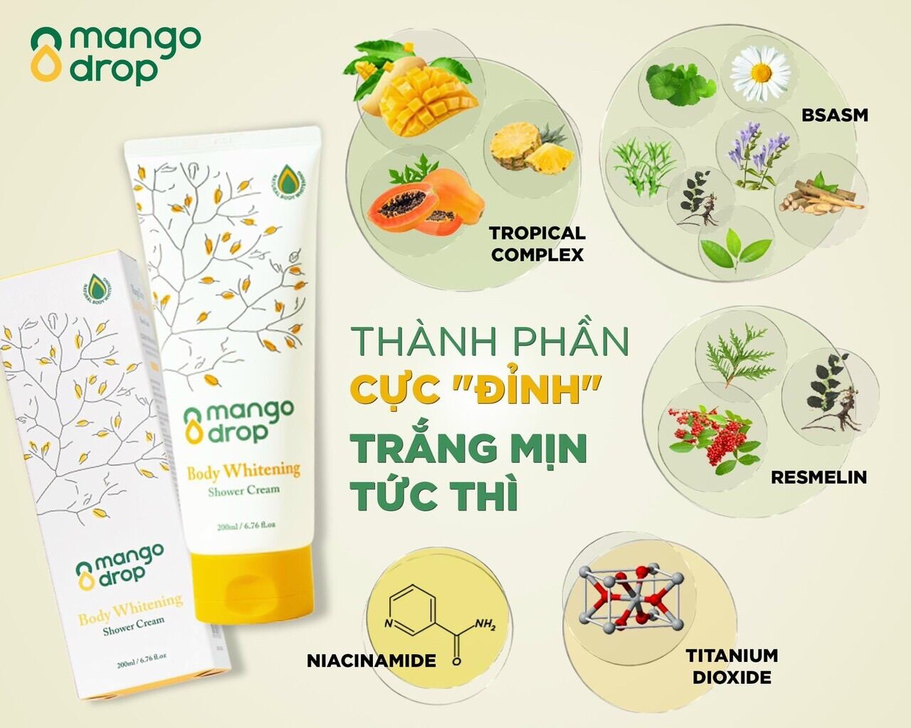 Tắm trắng mango
