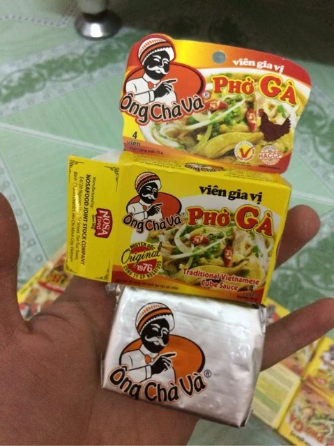 (combo 3 hộp) viên gia vị PHỞ GÀ ông chà và (hộp 4viên)