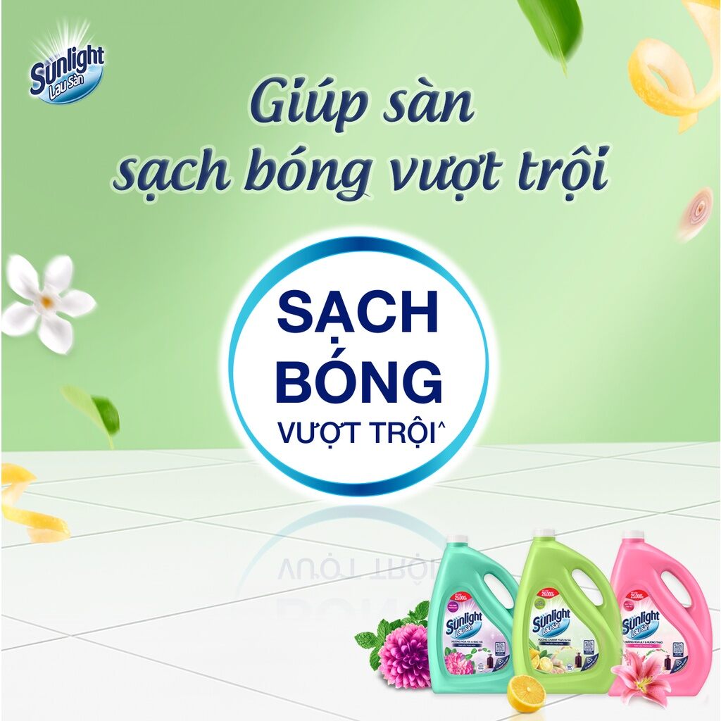 Nước lau sàn sunlight thảo mộc 3.6kg