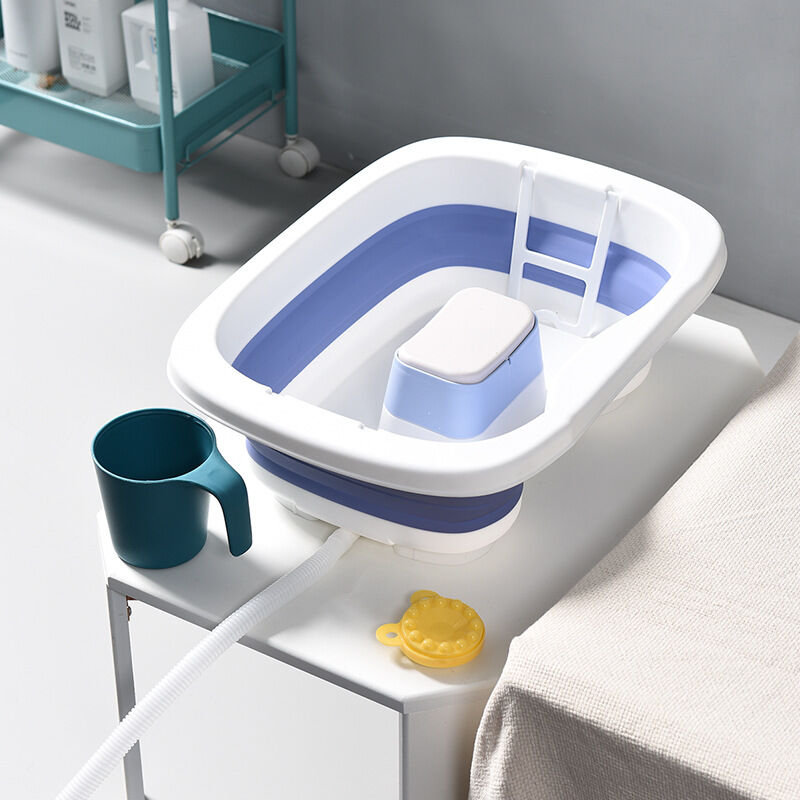 Chậu Gội Đầu Gập Không Bị Cong Dùng Tại Nhà