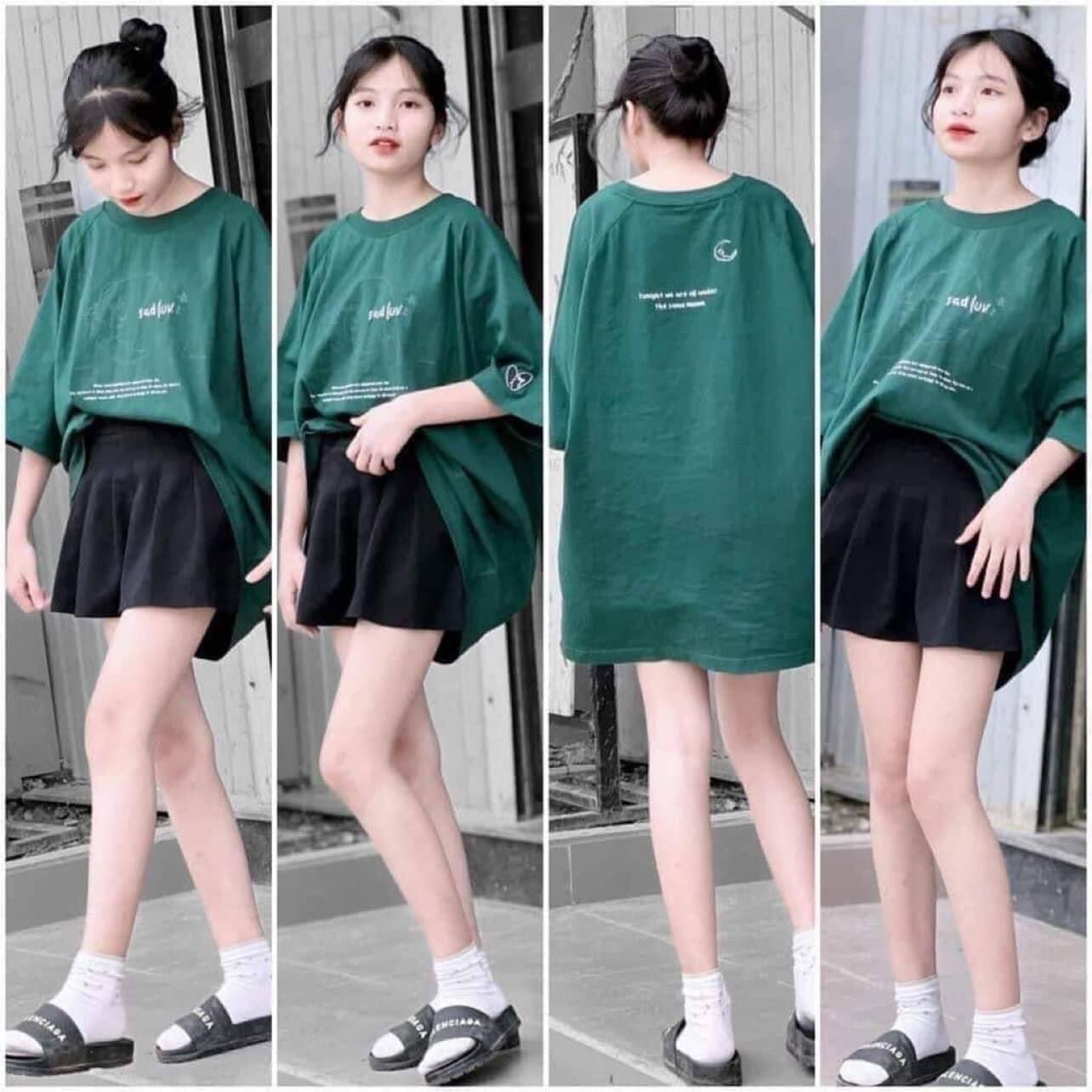Áo sad LUV in 2 mặt,logo tay,áo thun nam nữ