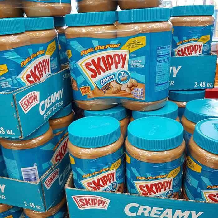 MỘT CẶP BƠ ĐẬU PHỘNG SKIPPY PEANUT BUTTER MỸ 1,36KG x 2