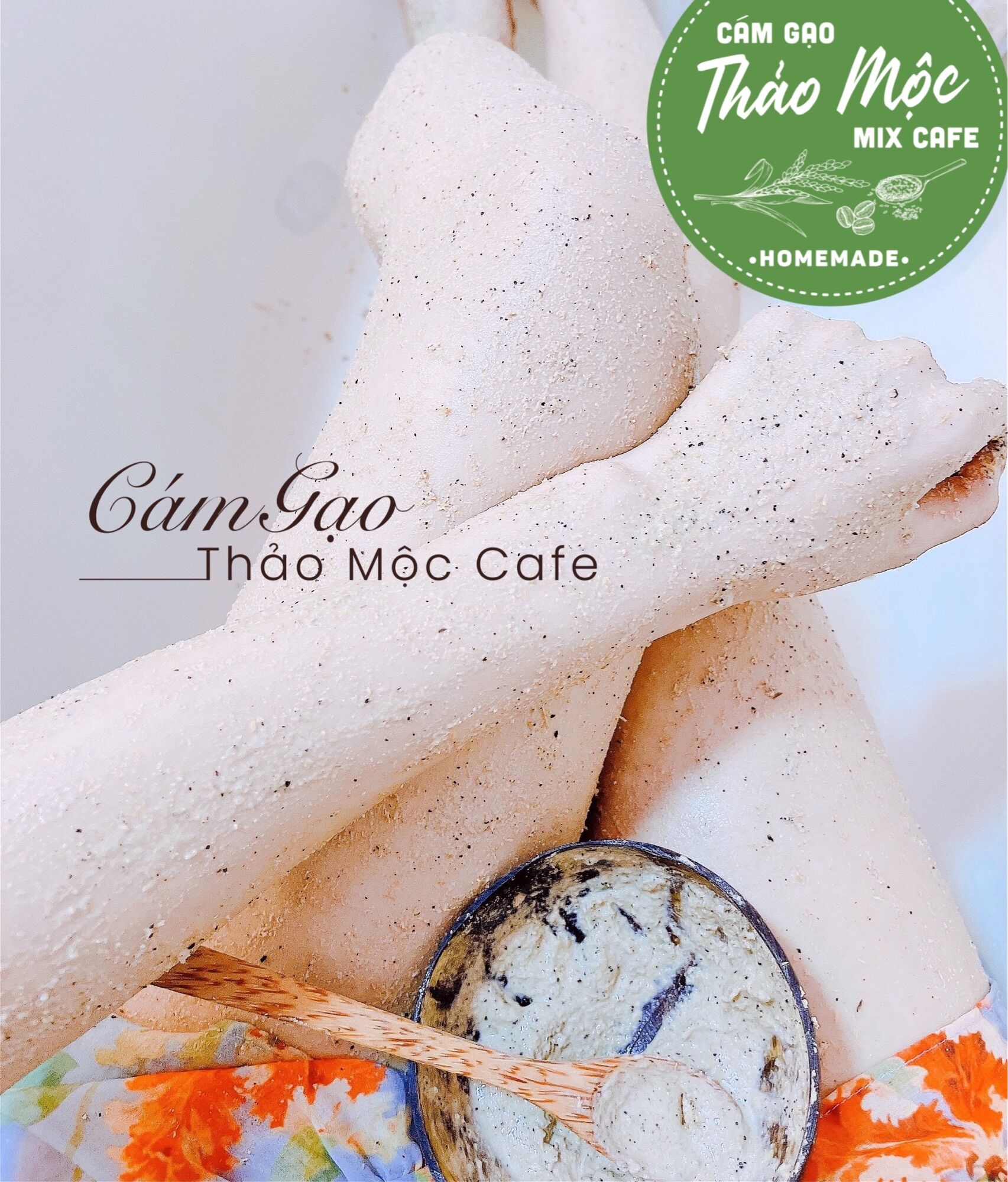 CÁM GẠO THẢO MỘC MIX CAFE - TÚI 1 KÝ
