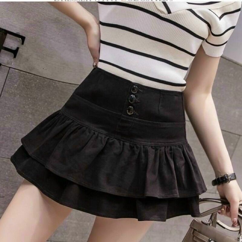 (SHOP TÁO ĐỎ BIGSIZE 50kg đến 90kg) chân váy kaki thun gài nút