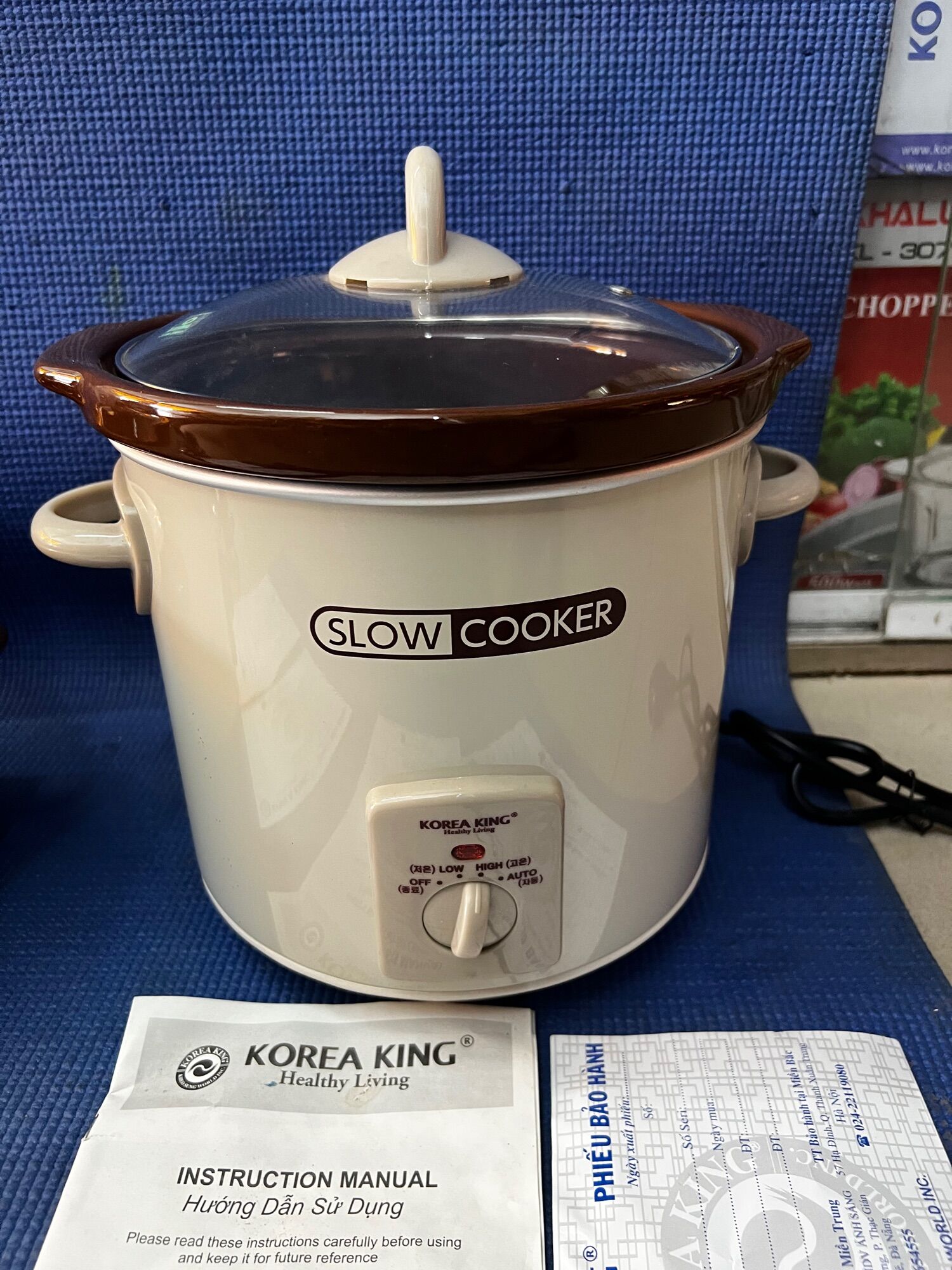 Nồi nấu chậm korea King 1,5 lít và 3 lít