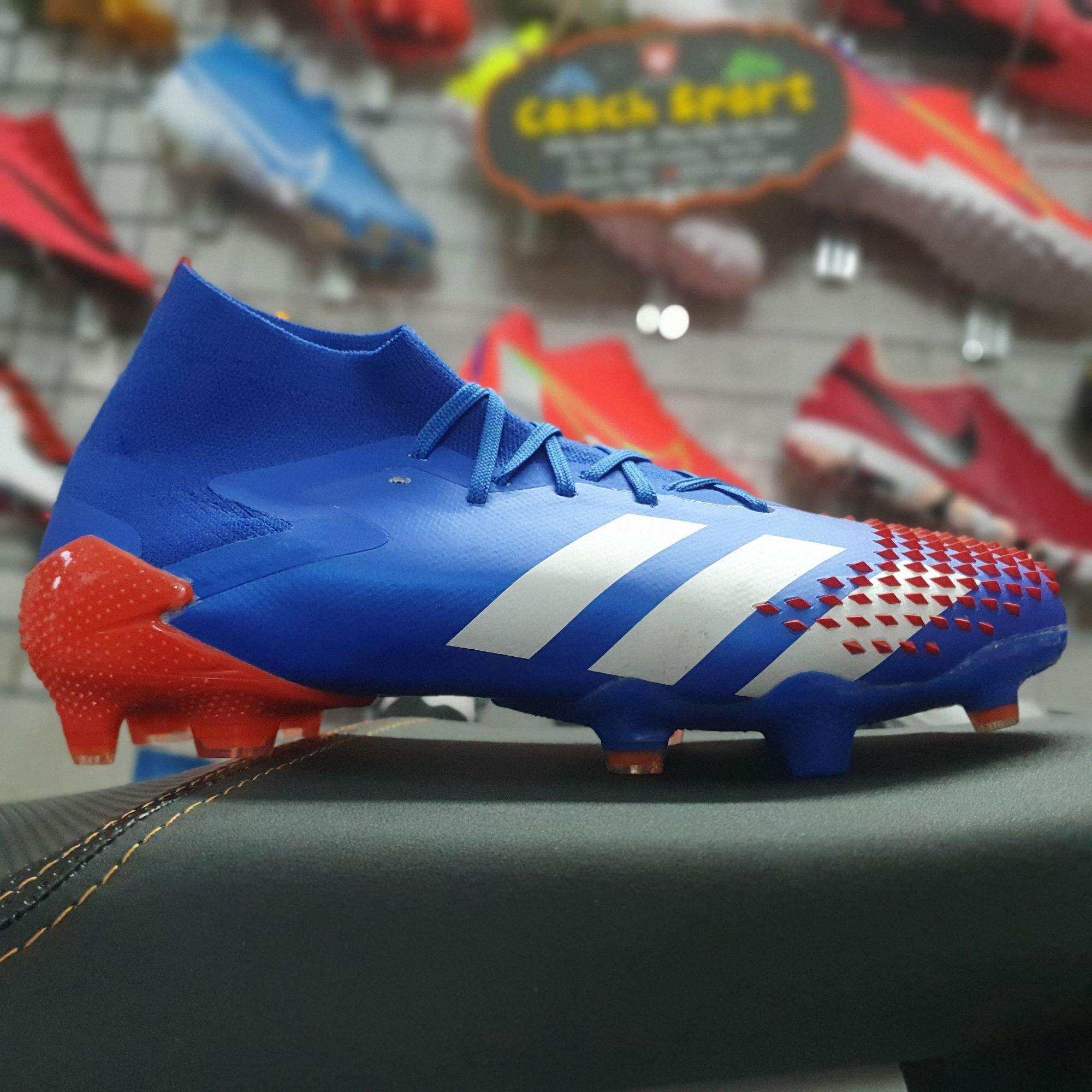 Giày Predator Mutator 20.1 Fg Màu Xanh Navy Cổ Cao