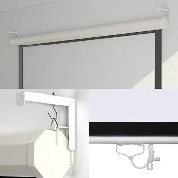 Màn chiếu treo tường kéo tay 85 inch