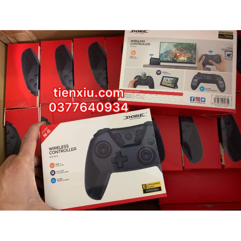 Nintendo Switch tay cầm dobe 0118a có wakeup và amibo Dobe0118A pro controller nintendo switch