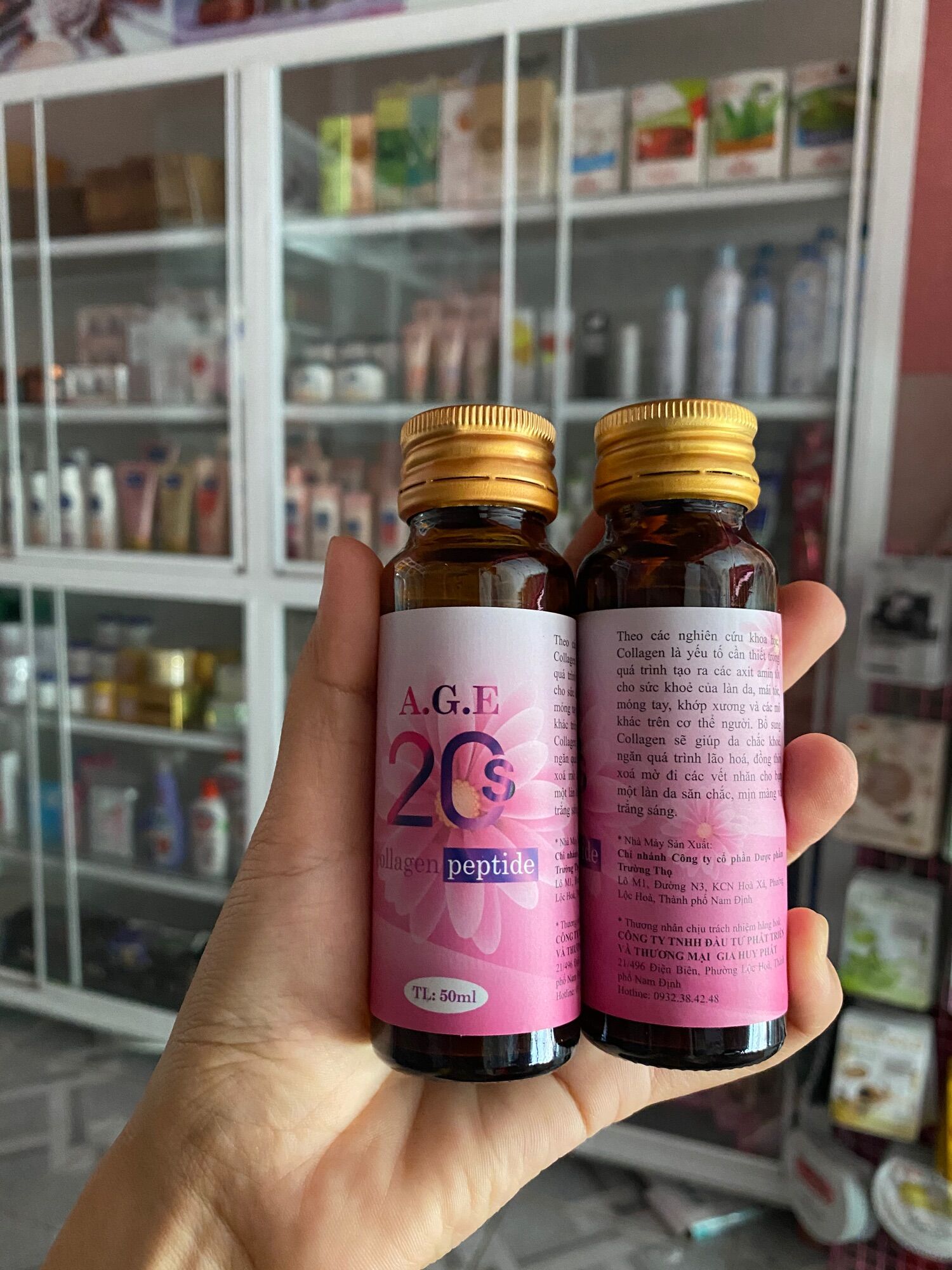 HỘP 10 LỌ COLLAGEN 20s A.G.E ( LỌ 50ML)