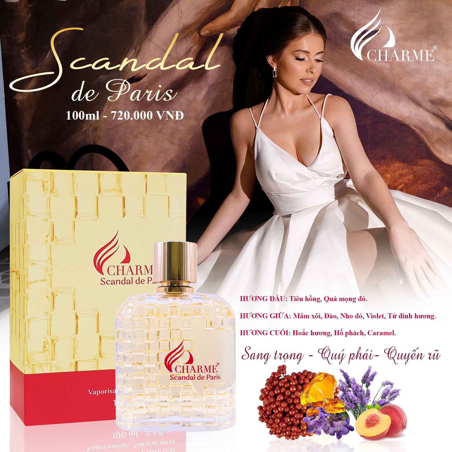 Scandal De Paris Perfume 100ml (Old Model)