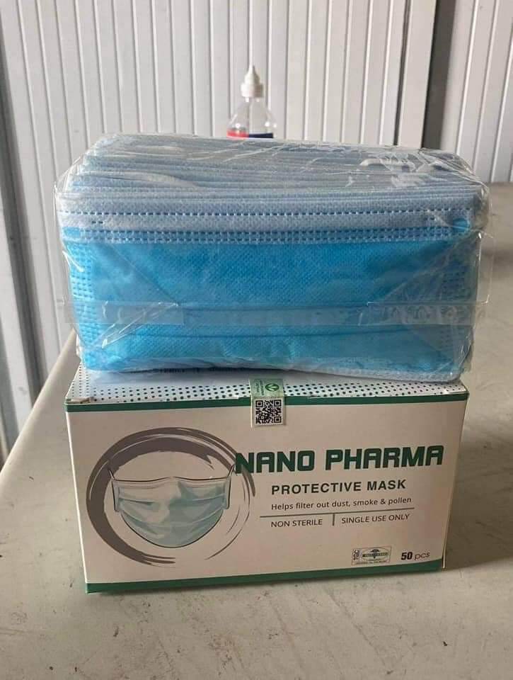 2 Hộp Khẩu Trang Y Tế 4 Lớp Giấy Kháng Khuẩn