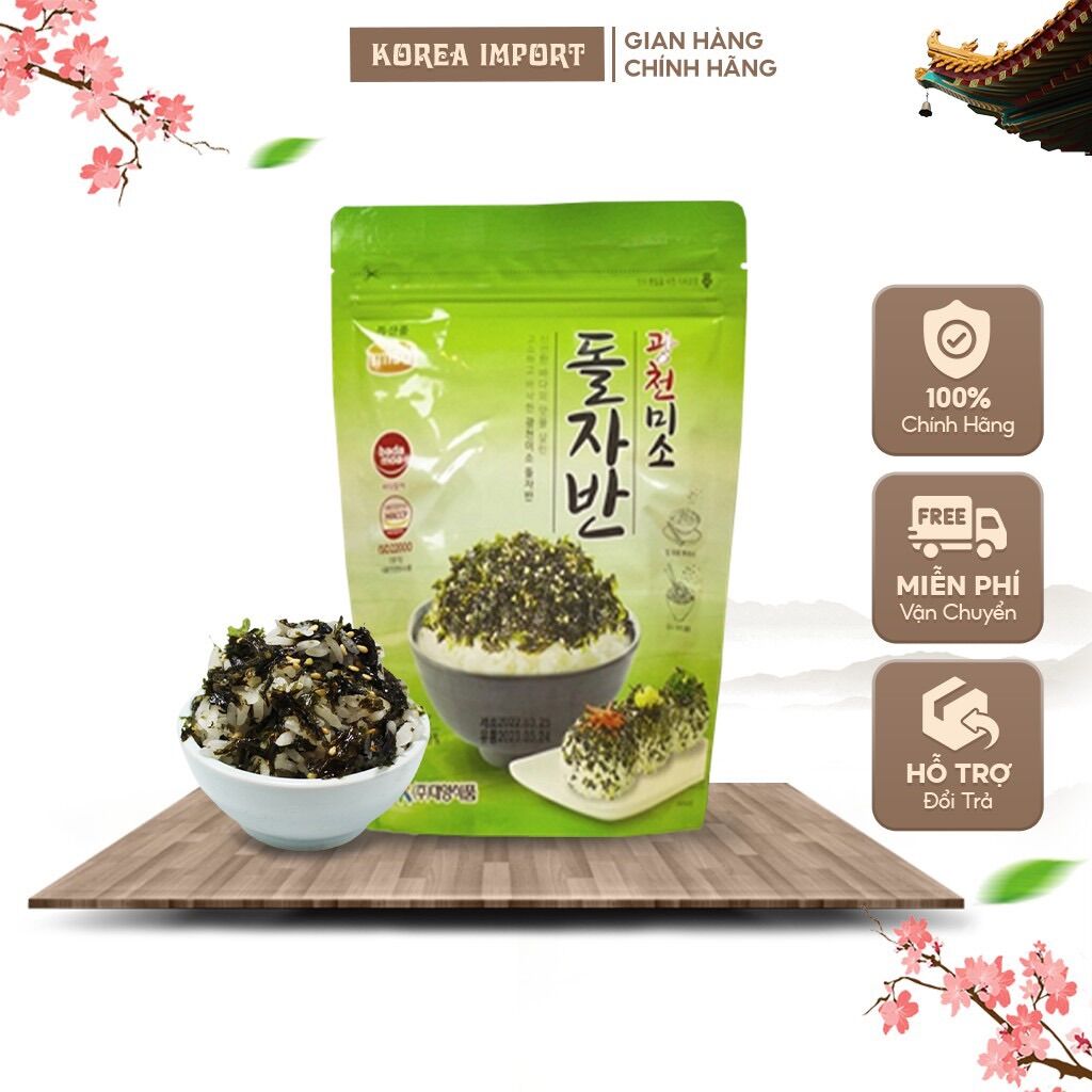 Rong biển rắc cơm Hàn Quốc túi 50g, rong rắc cơm ăn liền tốt cho sức khoẻ nhập khẩu chính hãng