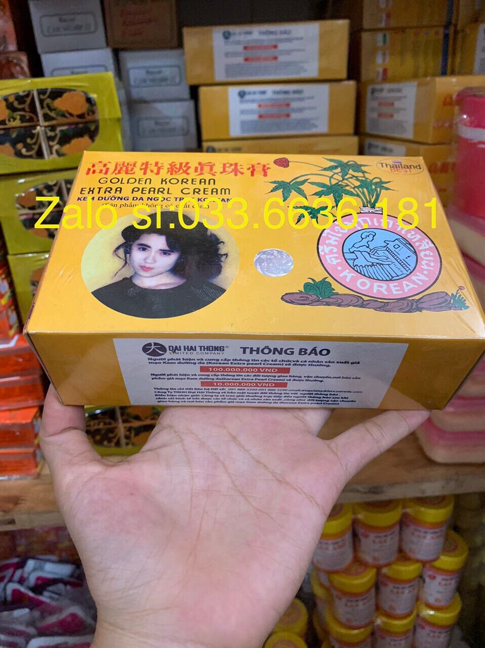 Sỉ 10 hủ kem sâm vàng trắng da