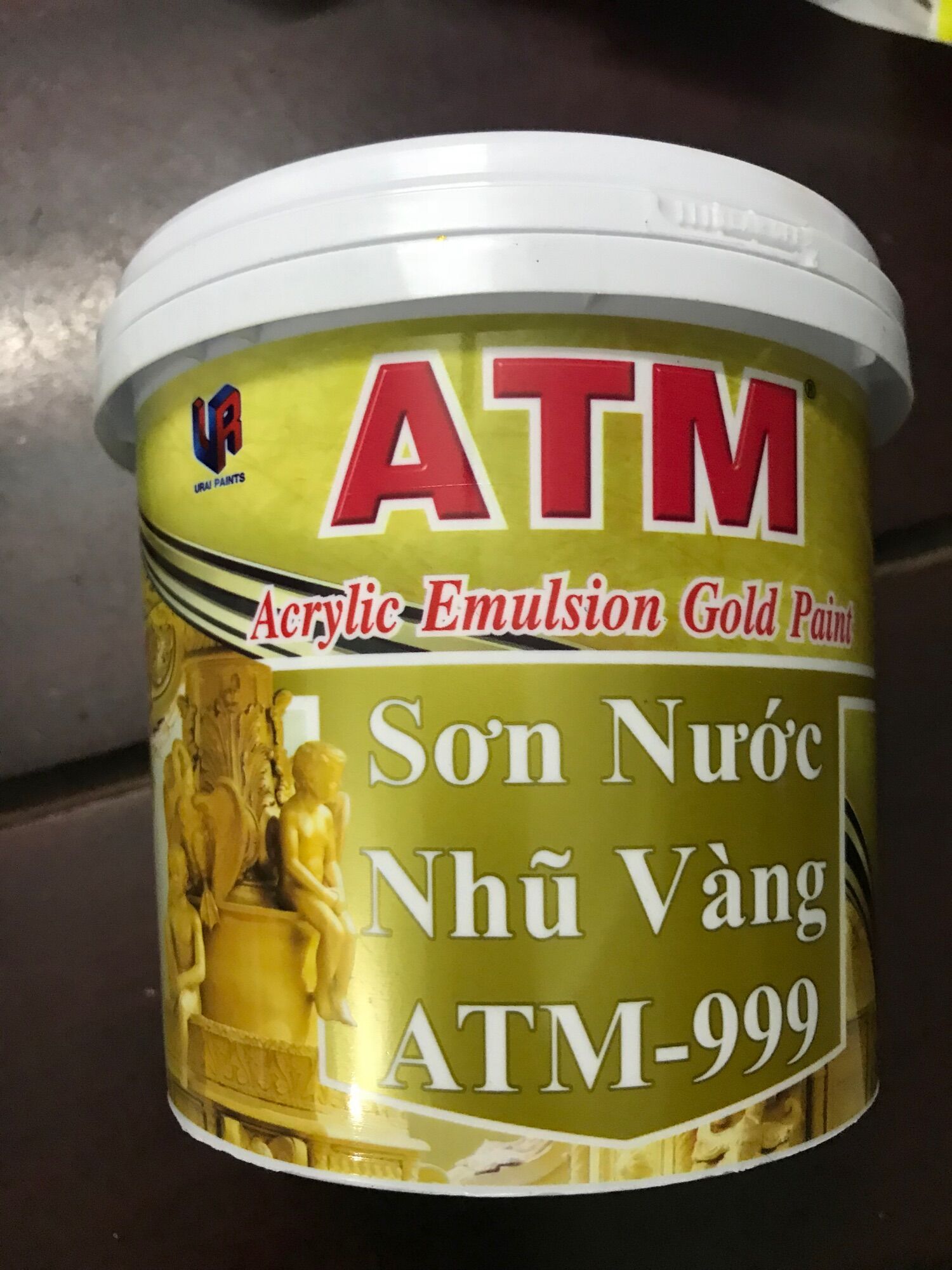 Sơn chậu cảnh hệ nước atm màu nhũ vàng