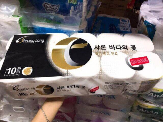 Giấy vệ sinh Hoàng Long không lõi