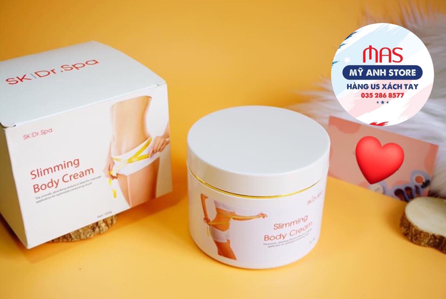 Kem tan mỡ sk / dr.spa slimming body cream 300gram